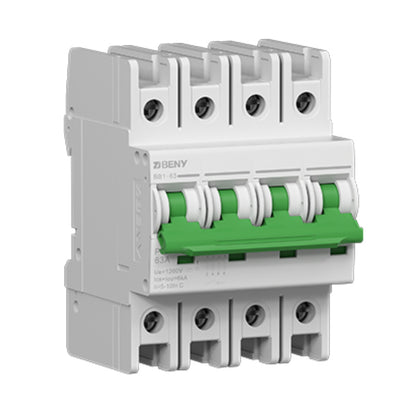 4 pole DC circuit breaker, 1200VDC